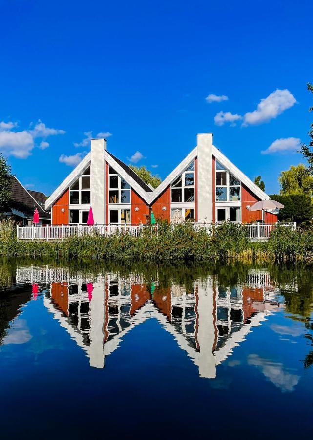 Ferienhaus Mit Wasserterrasse - Mit Sauna Und Kamin - Inklusive Nebenkosten Wendisch Rietz Ngoại thất bức ảnh
